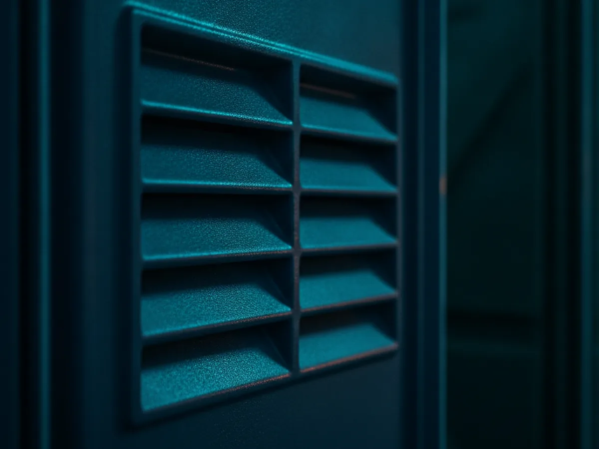 Detalle de ventilación integrada