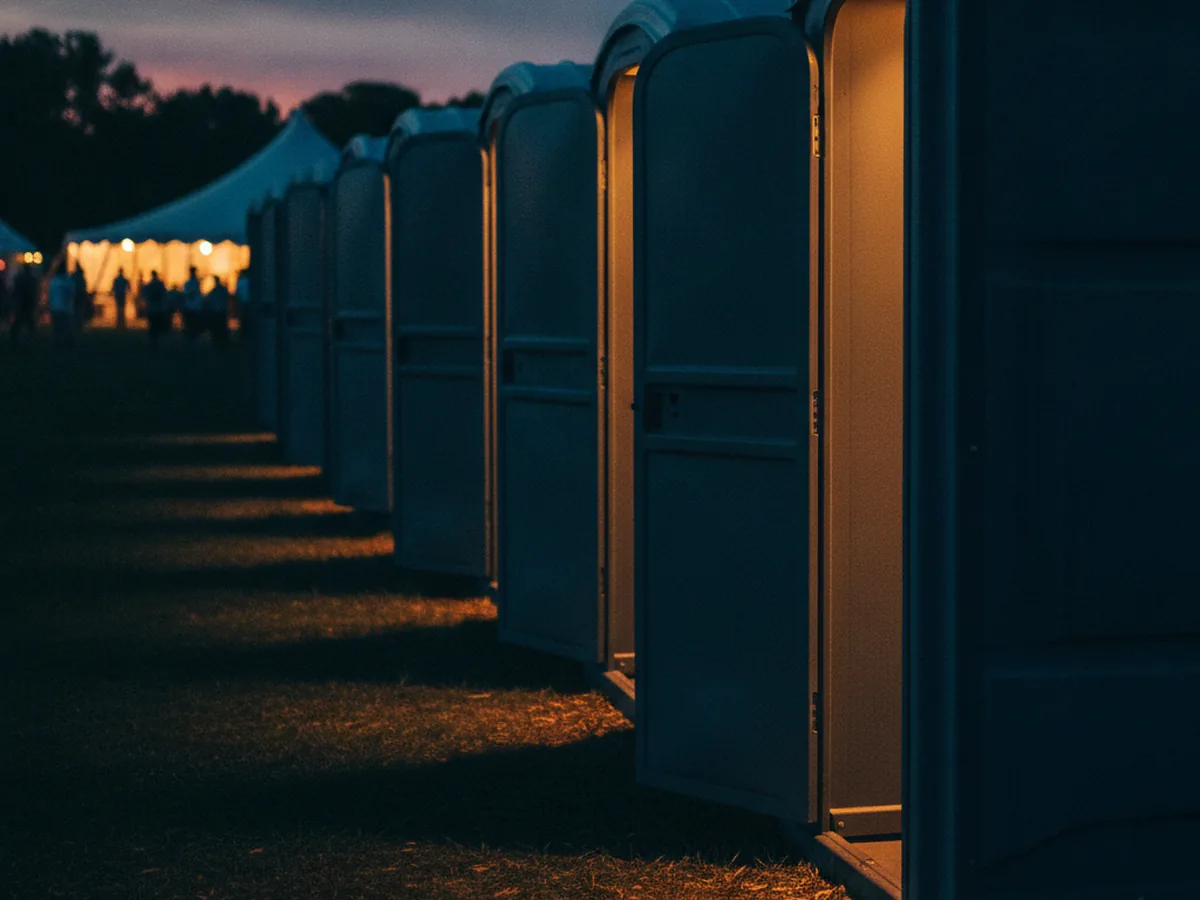 Baños químicos para evento masivo